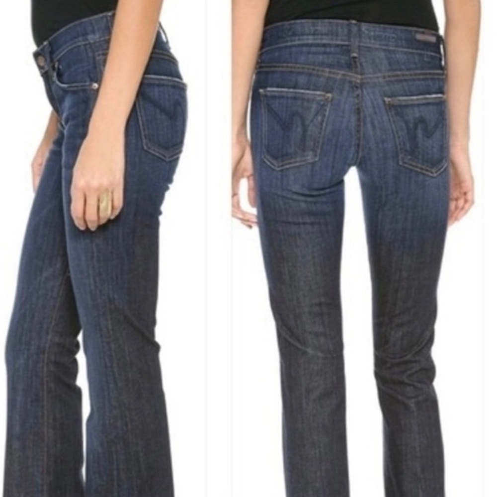 Citizens of Humanity Jeans Denim Sz 25 Kelly #001 Stretch Low Waist Bootcut